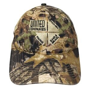 United Companies Strapback Baseball Cap Multi One Size Adjustable Camo Daystone